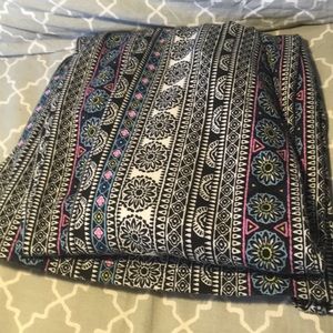 Funky pattern flare pants